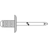 Blind rivet GESIPA Polygrip 4.8x10 Al/A2 large flange KS 0.5–6.5 mm, pack of 250