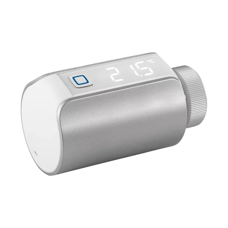 Thermostatic Radiator Valve Homematic IP HmIP-eTRV-ES, RF 869.65 MHz, Digital Display, Battery AA, Grey