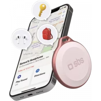 Finder SBS TEFINDBTAPP GPS tracker Universal Pink Battery CR2032