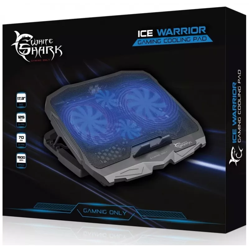 Cooling Pad White Shark Ice Warrior 43.9 cm (17.3 inch)