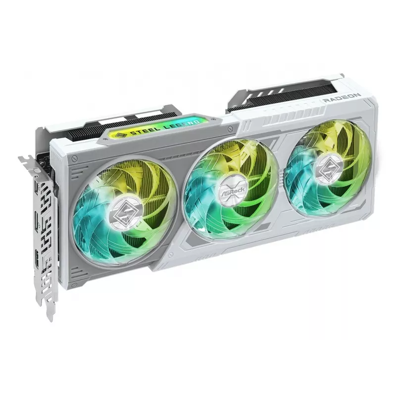 ASRock AMD Radeon RX 9060 XT Steel Legend 16GB OC Graphics Card
