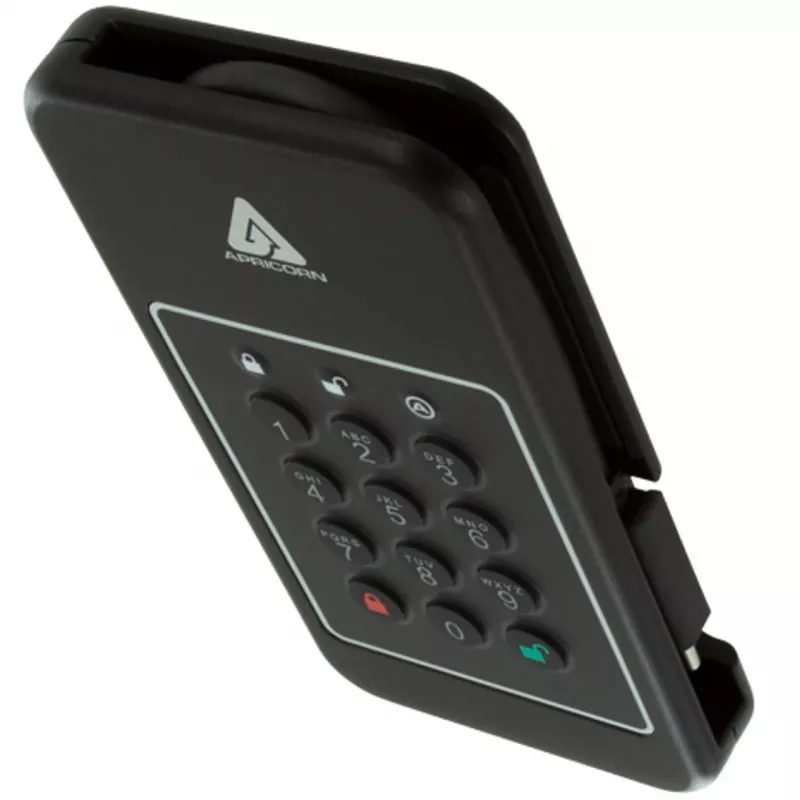 Apricorn Aegis NVX - SSD - 500 GB - USB 3.2 Gen 2 - TAA-Compliant (ANVX-500GB)