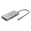 HYPER HDMB2 interface hub USB 3.2 Gen 1 (3.1 Gen 1) Type-C 5000 Mbit/s Stainless steel