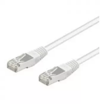 Wentronic Goobay CAT 5e Patch Cable, SF/UTP, White, 0.25 m - CCA Copper Mix (95213)