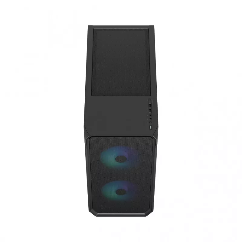 Fractal Design Focus 2 RGB Tempered Glass Mid Tower ATX PC Case - Black