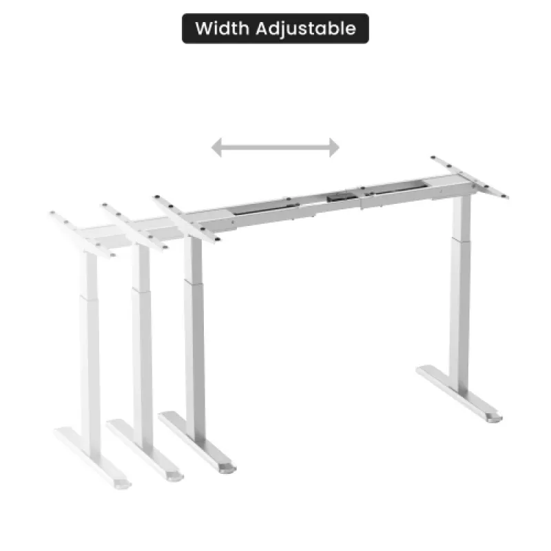 Adjustable Height Table Up Up Bjorn White, Table top L White