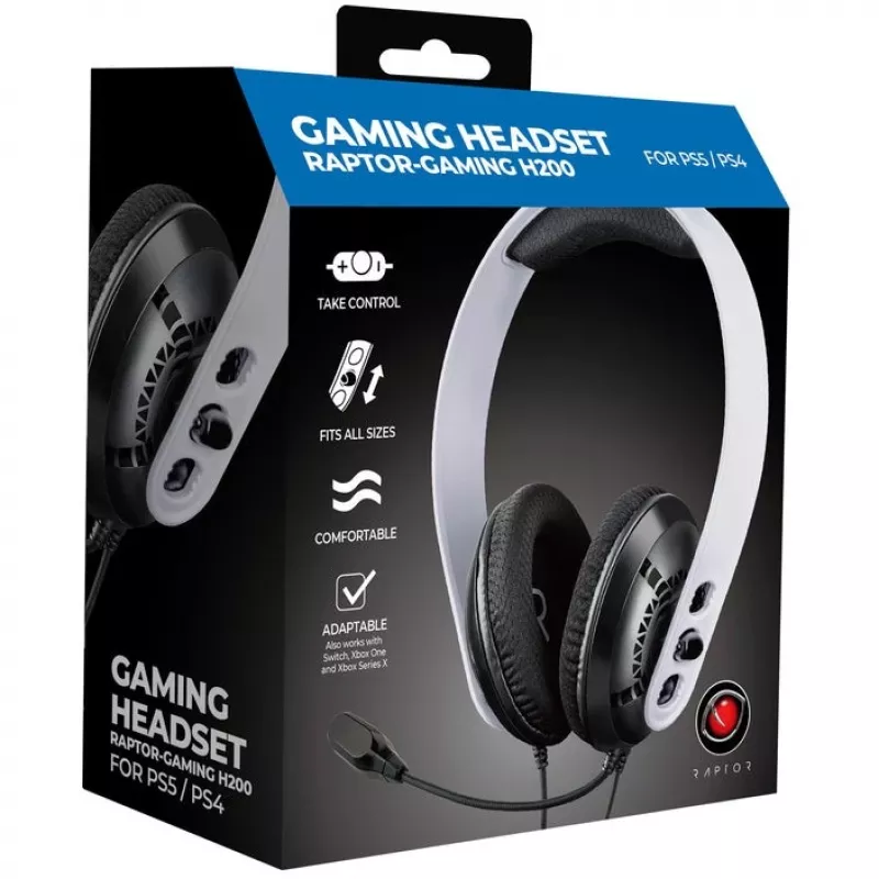 Raptor Headset Playstation 5 H200 White 3.5 jack