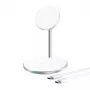 Wireless charger Choetech T581-F with stand (white)
