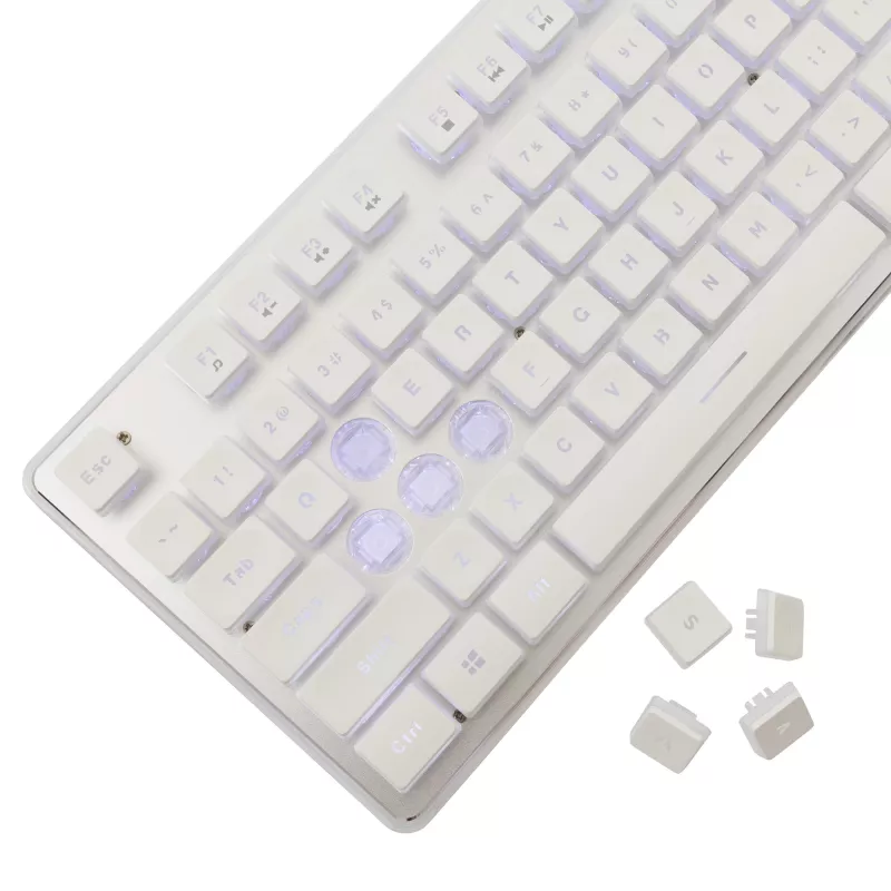 Mechanical gaming keyboard White Shark TACHI-W-US — compact TACHI White layout