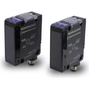 Photoelectric sensor Datalogic S300-PR-1-C01-RX, black plastic housing, 24–240 V AC, 0.025 kHz, 3 A, 25×70×100 mm