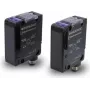 Photoelectric sensor Datalogic S300-PR-1-C01-RX, black plastic housing, 24–240 V AC, 0.025 kHz, 3 A, 25×70×100 mm