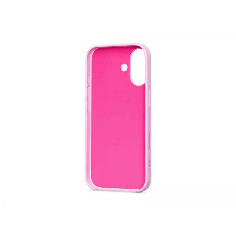 Kickstand Case for iPhone 17 Apple Beats with MagSafe and Camera Control, Pebble Pink, PC & Microfibre