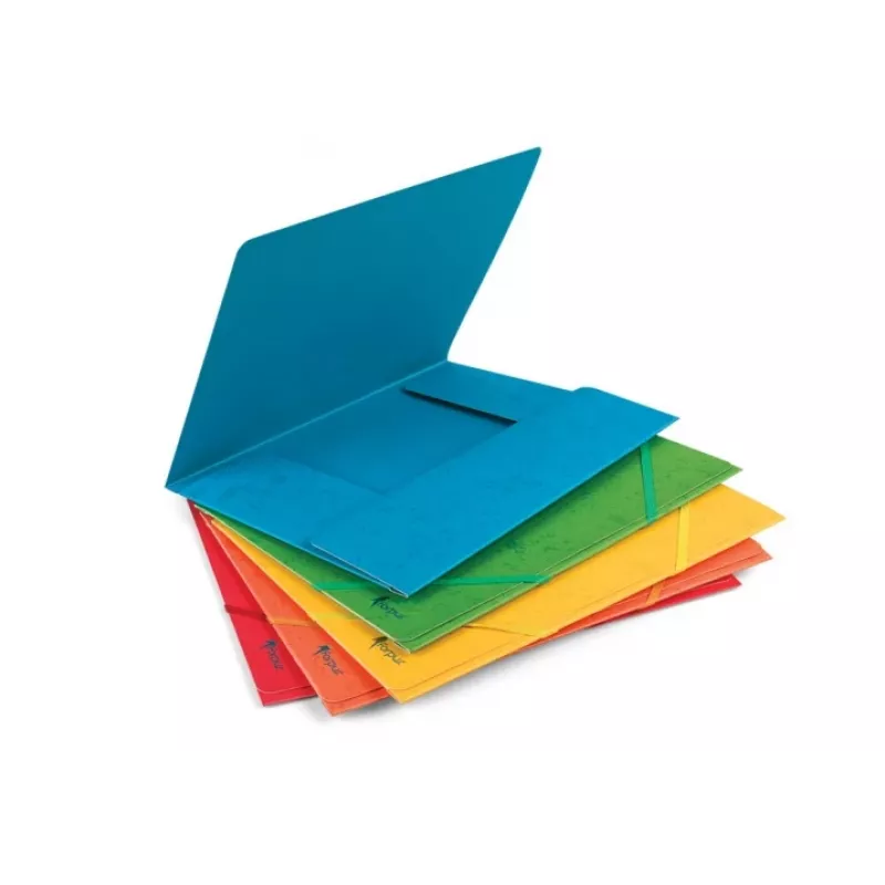 Folder with erasers Forpus, A4, cardboard, capacity 300 sheets, orange