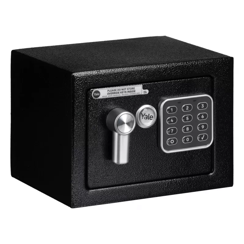 Yale YSV/170/DB2 Free Standing Safe 3.8 l Steel Black