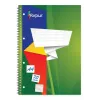 Exercise book with spiral Forpus, A4/70, lined, soft cover 0722-022
