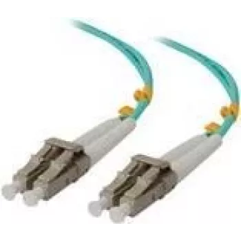 ALOGIC - Network Cable - LC Multi-Mode (M) to LC Multi-Mode (M) - 1,0m - 3 mm - Fibre Optic - Duplex - 50/125 micrometre - OM4 - Halogen-Free (LCLC-01-OM4)