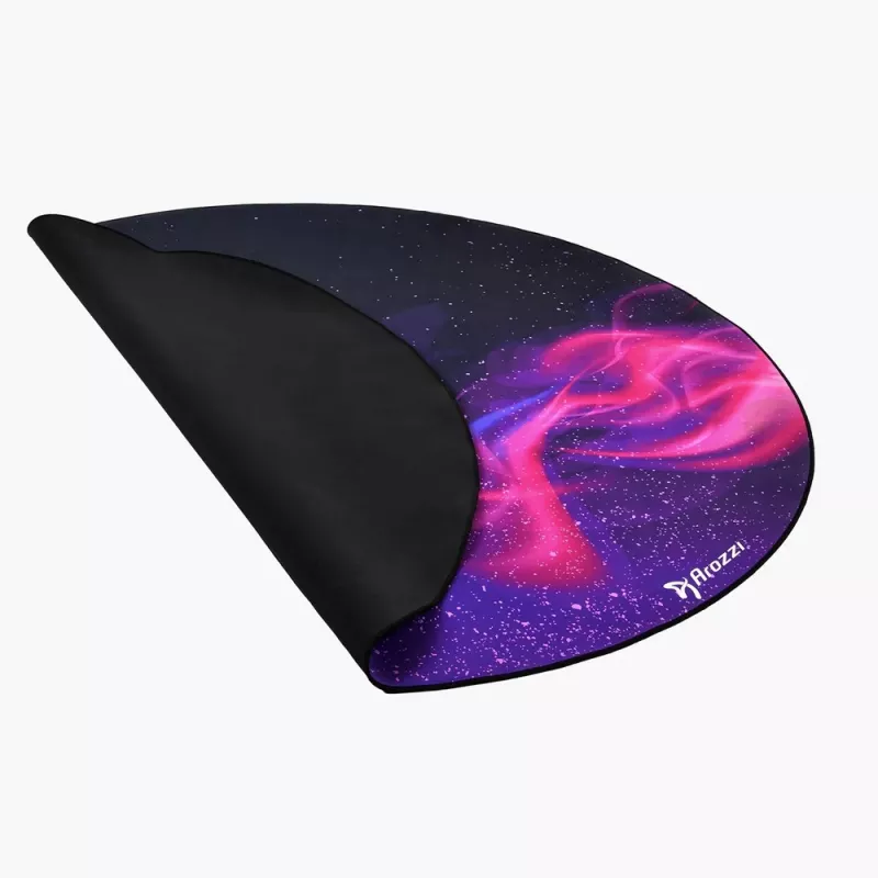 Floor protector pad Arozzi Zona Round Floor Pad — Purple Galaxy (round protective mat for chairs and furniture)