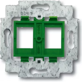 BUSCH JAEGER 1753-0-8048 - 2 x RJ-45 - Green - Metal - Plastic