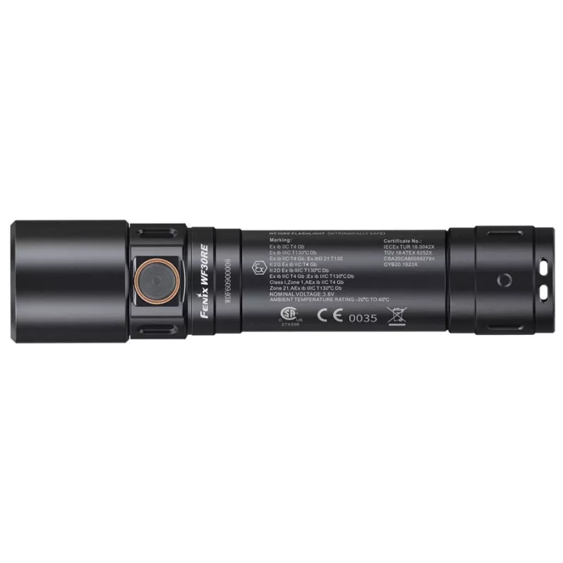 Headband flashlight Fenix WF30RE Black LED IP68 120h battery life