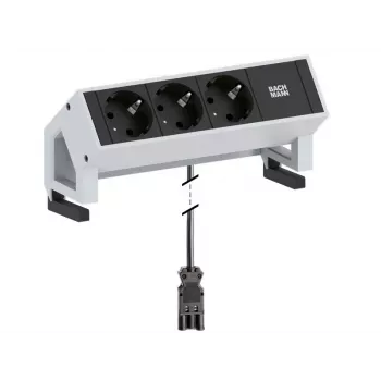 Socket outlet 3 x Type F Bachmann Desk2