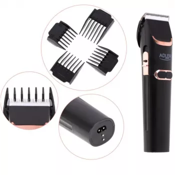 Adler AD 2832 cordless hair clipper, black