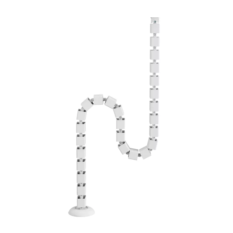 Cable management SBOX CC-1016W white, 16 slots for network and power cables