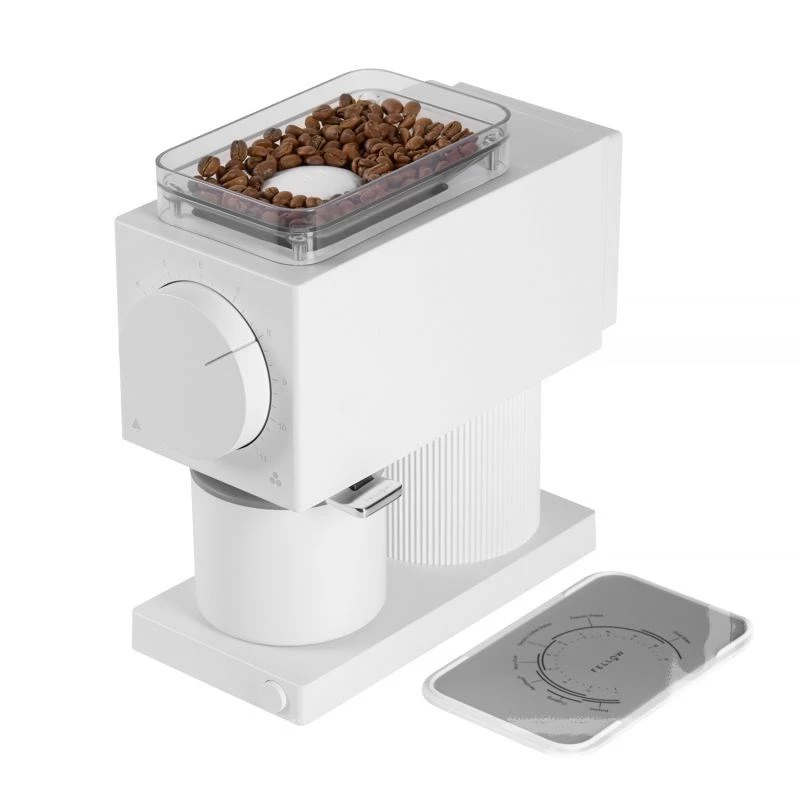 Electric coffee grinder Fellow Ode Gen 2 — 140 W, stainless steel blades, 100 g capacity, white