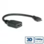 VALUE High Speed - Video-/Audio-/Network Cable - HDMI - HDMI, 19-pin (W) - Mini-HDMI, 19-pin (M) - 15 cm - Shielded - Black (11.99.5586)