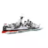 Construction toy Cobi HMS Belfast 1:300 scale model COBI-4844, display build of historic Royal Navy light cruiser