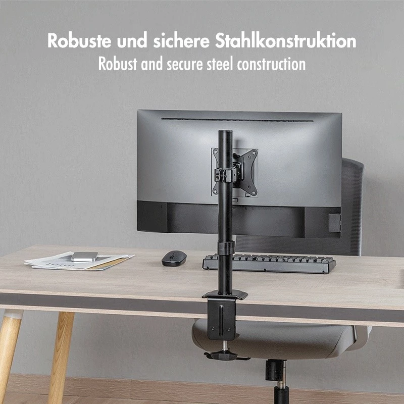 Monitor mount 17-32, 9 kg max., black