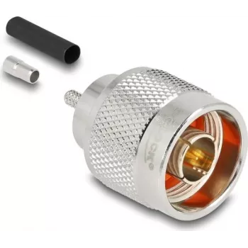 Coaxial connector DELOCK 91763 — BNC-style RF connector for coaxial cables