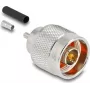 Coaxial connector DELOCK 91763 — BNC-style RF connector for coaxial cables