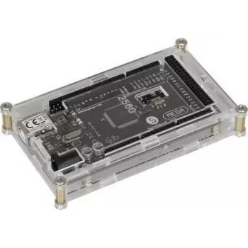 Joy-it Arduino Mega Enclosure Enclosure for Arduino Mega2560R3 Transparent (ard_mega_case1)