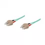 Patch Cable LWL Duplex OM3 (Multimode, 50/125) SC/SC, LSZH, reversible polarity, 0,5m, Good Connections®