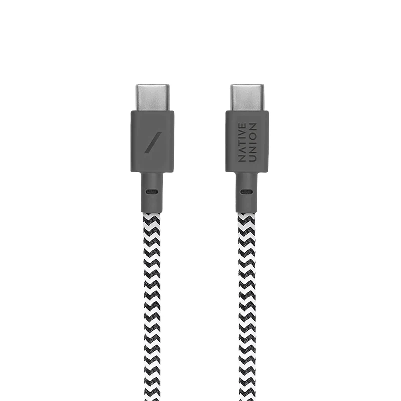 USB-C to USB-C cable Native Union Anchor Cable 1.8 m Black White