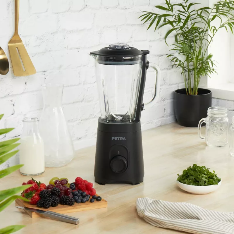 Blender Glass Jug Petra PT5531MBLKVDE Black