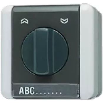 Jung 834.10 W Electrical Switch 1P Black - White (834.10W)