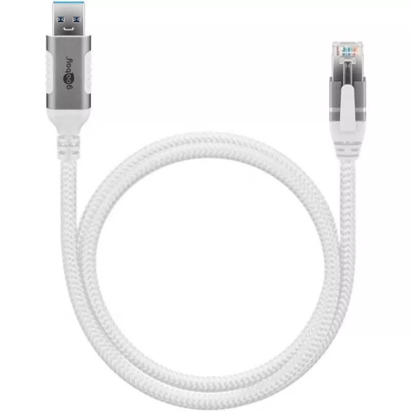 Goobay 74157 - Network Adapter Cable USB 3.0 Type A Gigabit Ethernet 1 m - Network Card - 1.000 Mbps (74157)