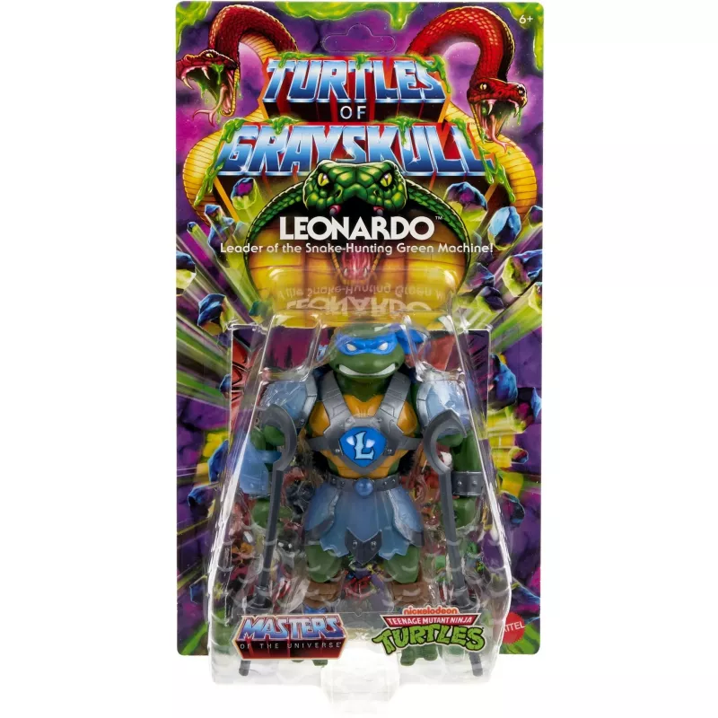 Action figure MATTEL MotU Origins Core Leonardo JBN03 – collectible 6 inch scale, articulated