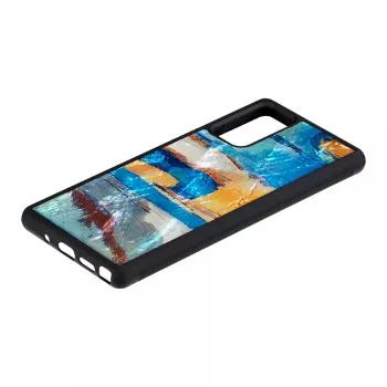 Protective case iKins for Samsung Galaxy Note 20, sky blue, slim fit