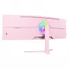 Curved monitor Arozzi Nova 49” (124.5 cm) Dual QHD 5120×1440 LED VA 32:9 4 ms Pink