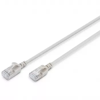 Digitus CAT 6A F-FTP Slim patch cable 10 m gray