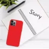 Back cover FIXED for Apple iPhone 16 Pro, rubberized finish, red