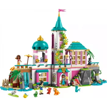 LEGO Disney Princess Castle and Royal Pets building set 43267 — 787 pieces, 5 minifigures, age 6+, 320×460×100 mm
