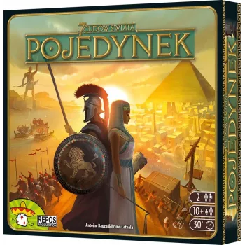 Board game 7 WONDERS OF THE WORLD - DUEL (POLISH VERSION)