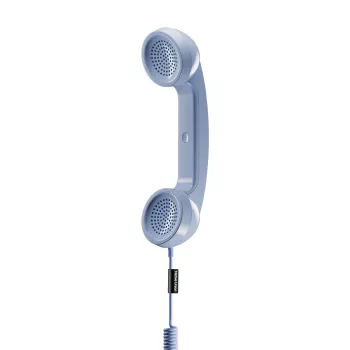 Handset phone receiver (POP) by native union — Retro USB-C azur blue