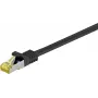 Wentronic GoobayCat.7 Raw Cable Patch Cable, S/FTP (PiMF), Black, 15 m - LSZH Halogen-Free, Copper, RJ45 Plug (91653)