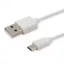 USB cable SAVIO CL-123 USB 2.0, USB A to Micro-USB B, 1 m, white