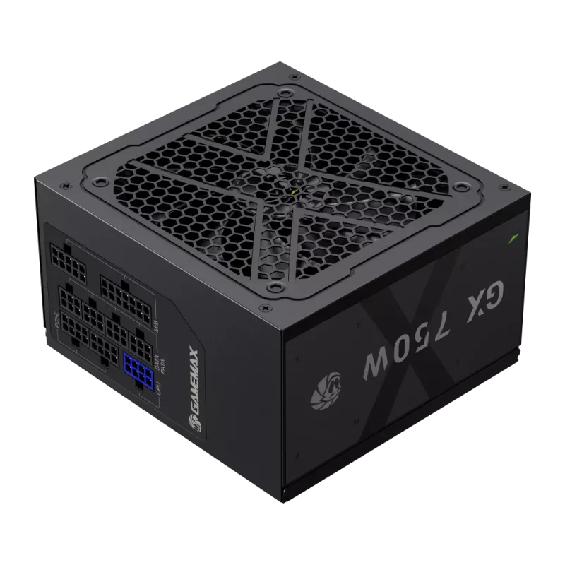 Gamemax Power Supply, 80 PLUS, Gold | GX 750GF | 750 W