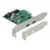 DeLOCK PCI Express x1 Card to 2 x USB Type-C™ female